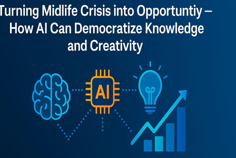 Midlife Career Reinvention through AI, Creativity and Life Design